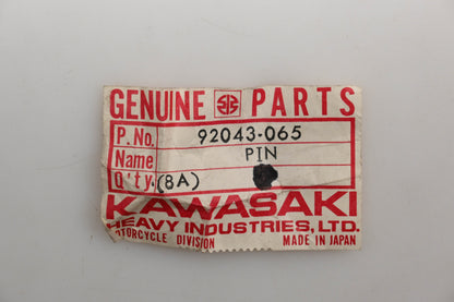 New OEM Kawasaki 92043-065 Brake Rod Pin Qty 1 NOS