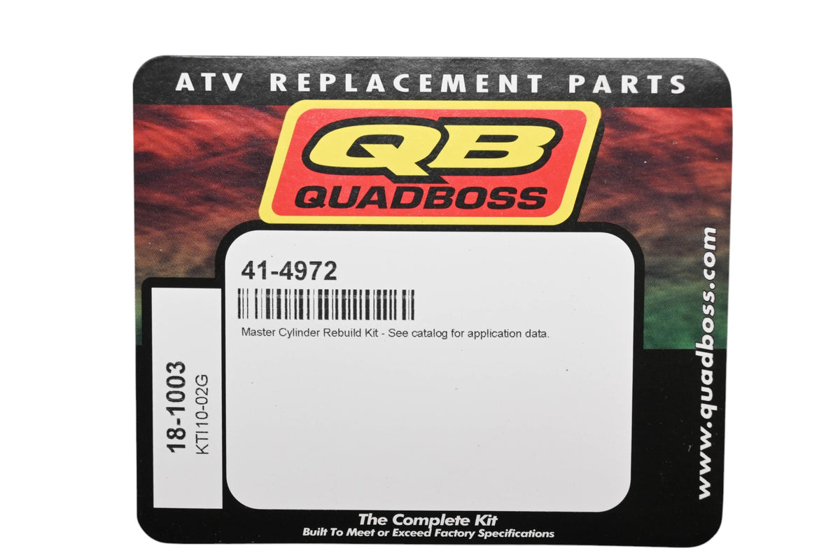 Quadboss 41-4972, 18-1003, KTI10-02G Master Cylinder Rebuild Kit Qty 1 NOS