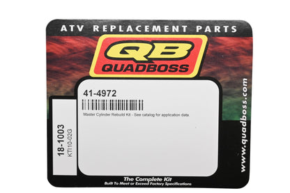 Quadboss 41-4972, 18-1003, KTI10-02G Master Cylinder Rebuild Kit Qty 1 NOS