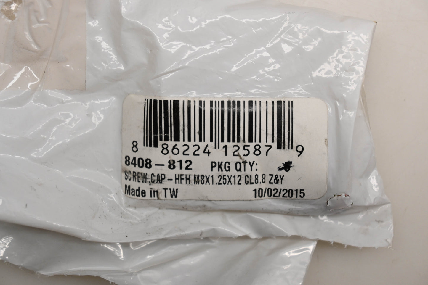 New OEM Arctic Cat 8408-812 M8-1.25 x 12mm Hex Flange Head Cap Screws Qty 2 NOS