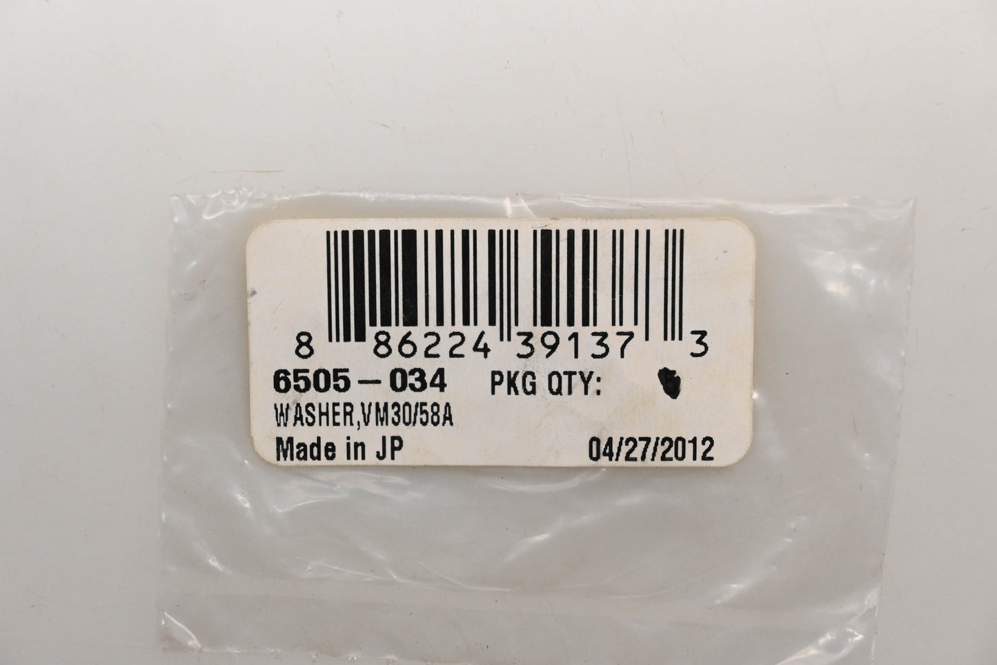 New OEM Arctic Cat 6505-034 Washers VM30/58A Qty 2 NOS