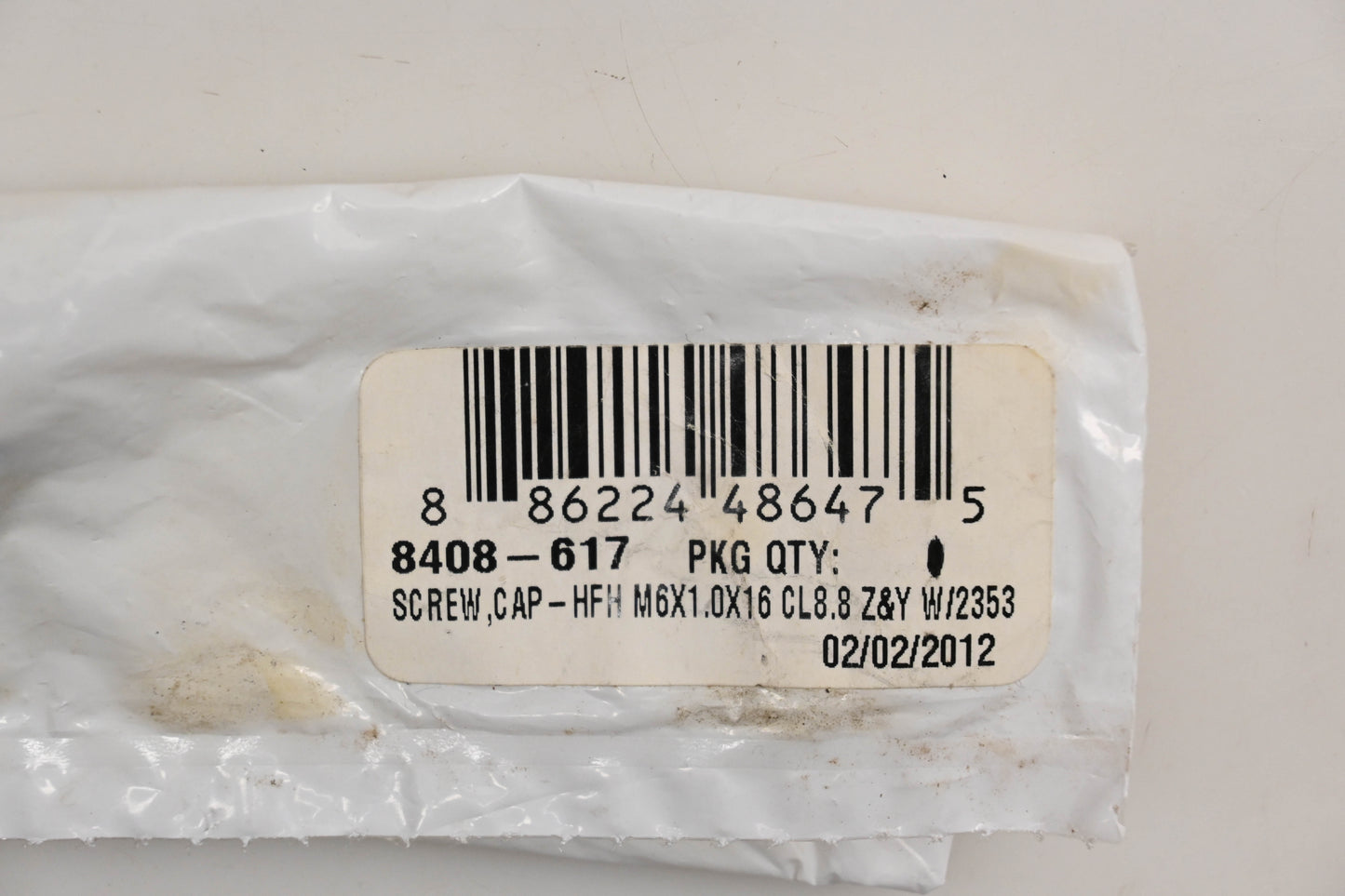 New OEM Arctic Cat 8408-617 Hex Flange Head Cap Screw M6X1.0X16 Qty 1 NOS