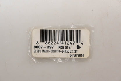 New OEM Arctic Cat 8007-397 CRTH 10-24X.50 G2 Z&Y Machine Screw NOS