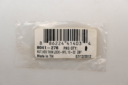 New OEM Arctic Cat 8041-276 Nylon Hex Thin Lock Nuts 10-32 Qty 2 NOS