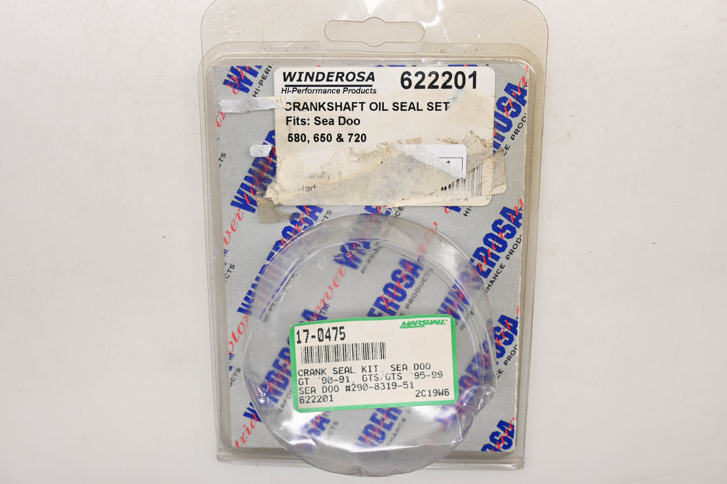 WPS 17-0475, 290-8319-51, 622201 Crankshaft Oil Seal Set Sea-Doo GT GTS Qty 1 NOS