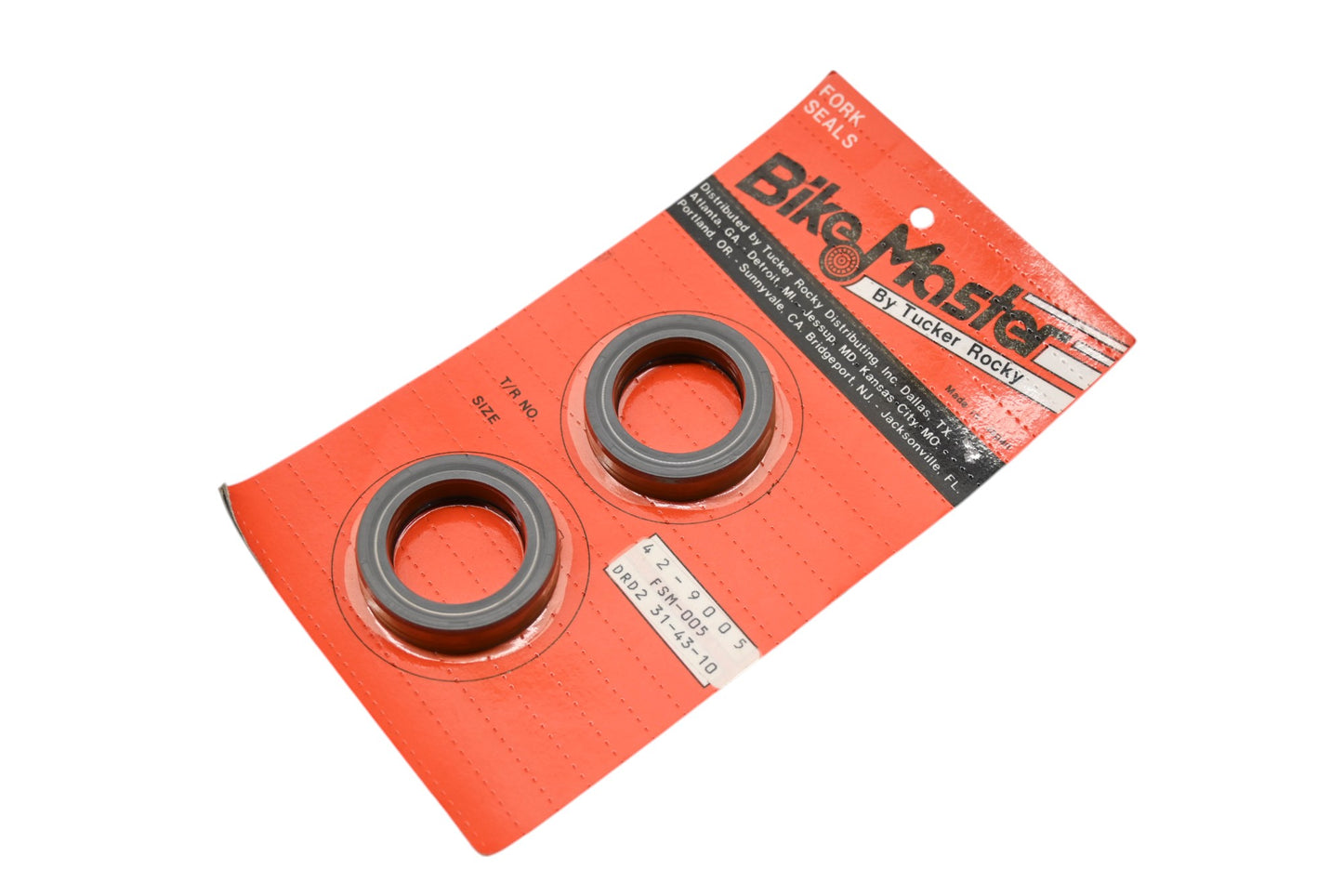 Bike Master 42-9005, FSM-005 Fork Seal Kit 31x43x10 Qty 1 NOS