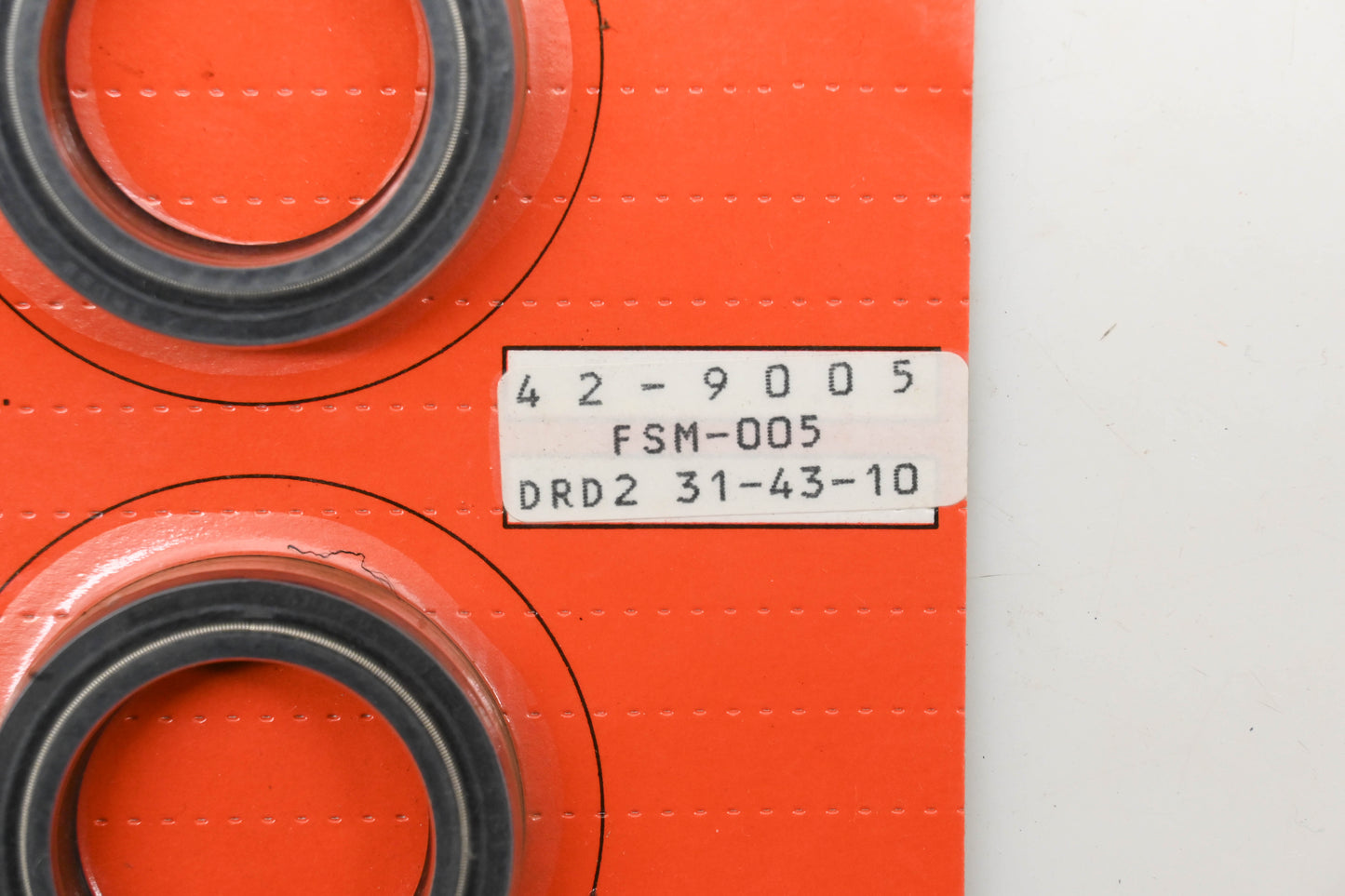 Bike Master 42-9005, FSM-005 Fork Seal Kit 31x43x10 Qty 1 NOS