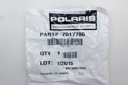 New OEM Polaris 7517786 Bolts M8X1.25X45 Qty 2 NOS