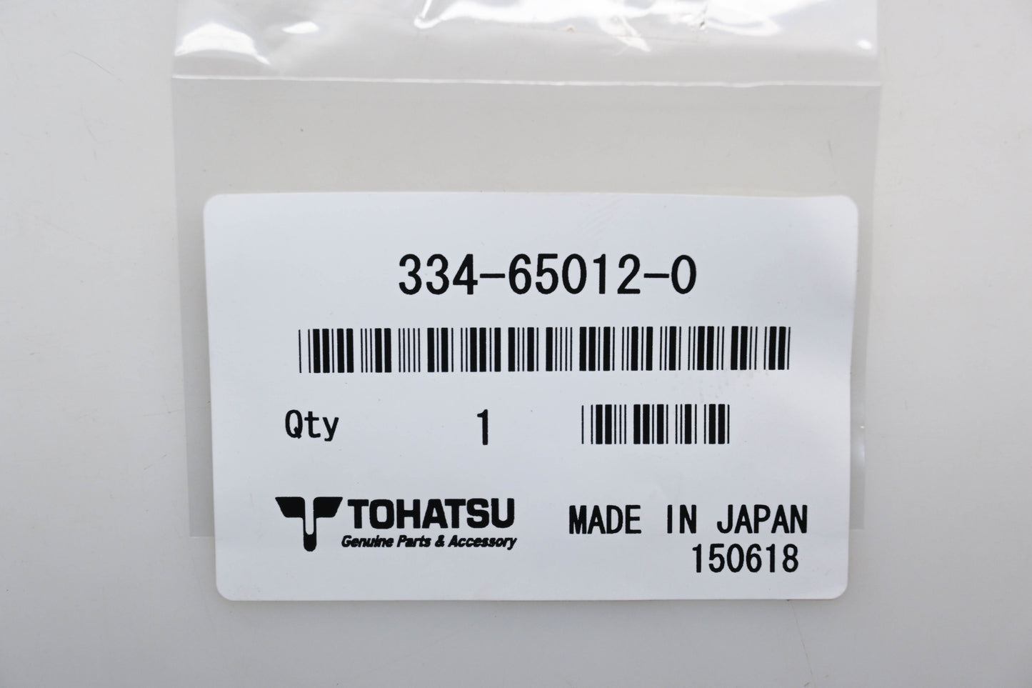 New OEM Tohatsu 334-65012-0 Knock Qty 1 NOS