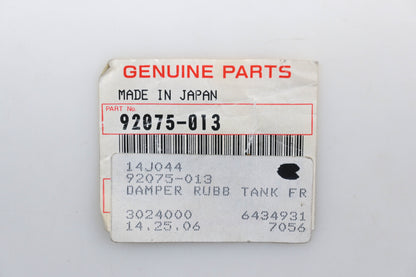 New OEM Kawasaki 92075-013 Rubber Front Tank Damper Qty 1 NOS