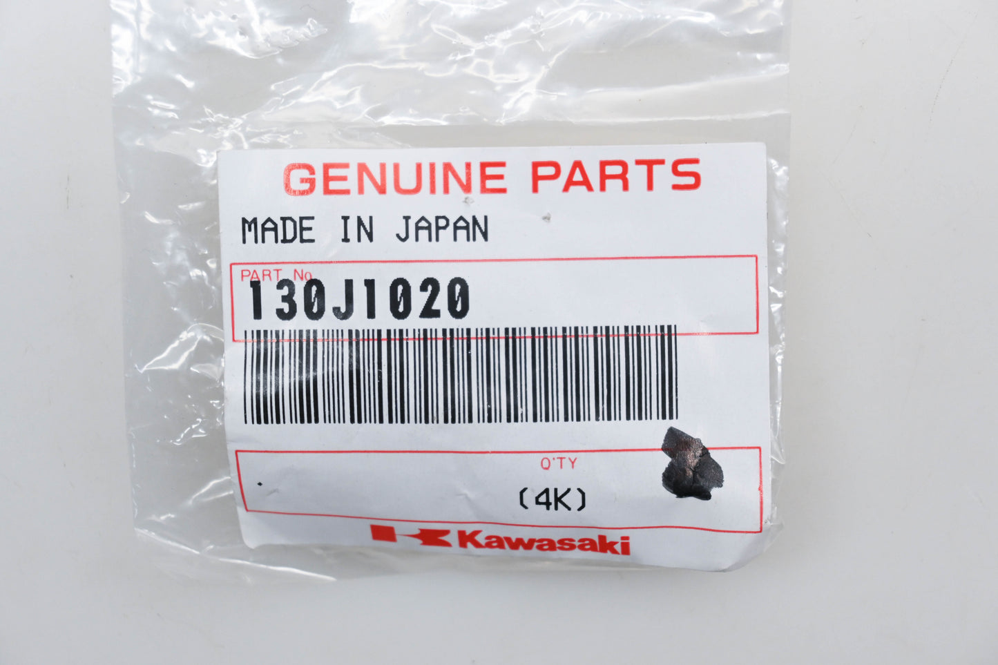 New OEM Kawasaki 130J1020 Flanged Bolt Qty 1 NOS