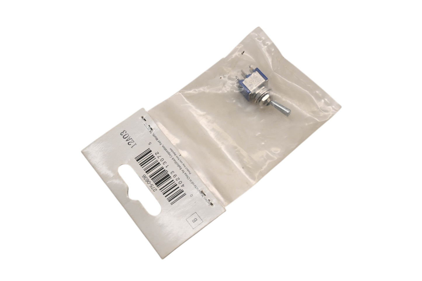 Radio Shack 275-636 DPDT Mini Toggle Switch Qty 1 NOS