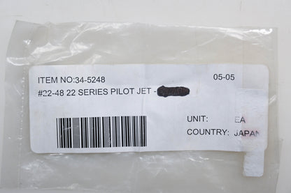 DG 34-5248 #22-48 22 Series Pilot Jet Qty 1 NOS