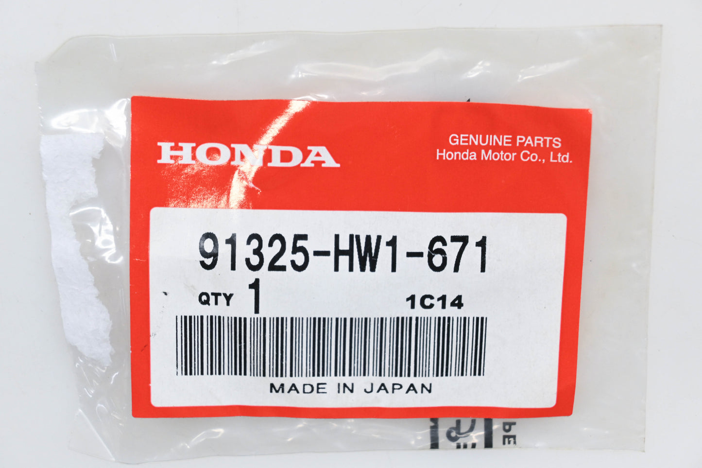 New OEM Honda 91325-HW1-671 O-Ring 57.4x3.1 Qty 1 NOS