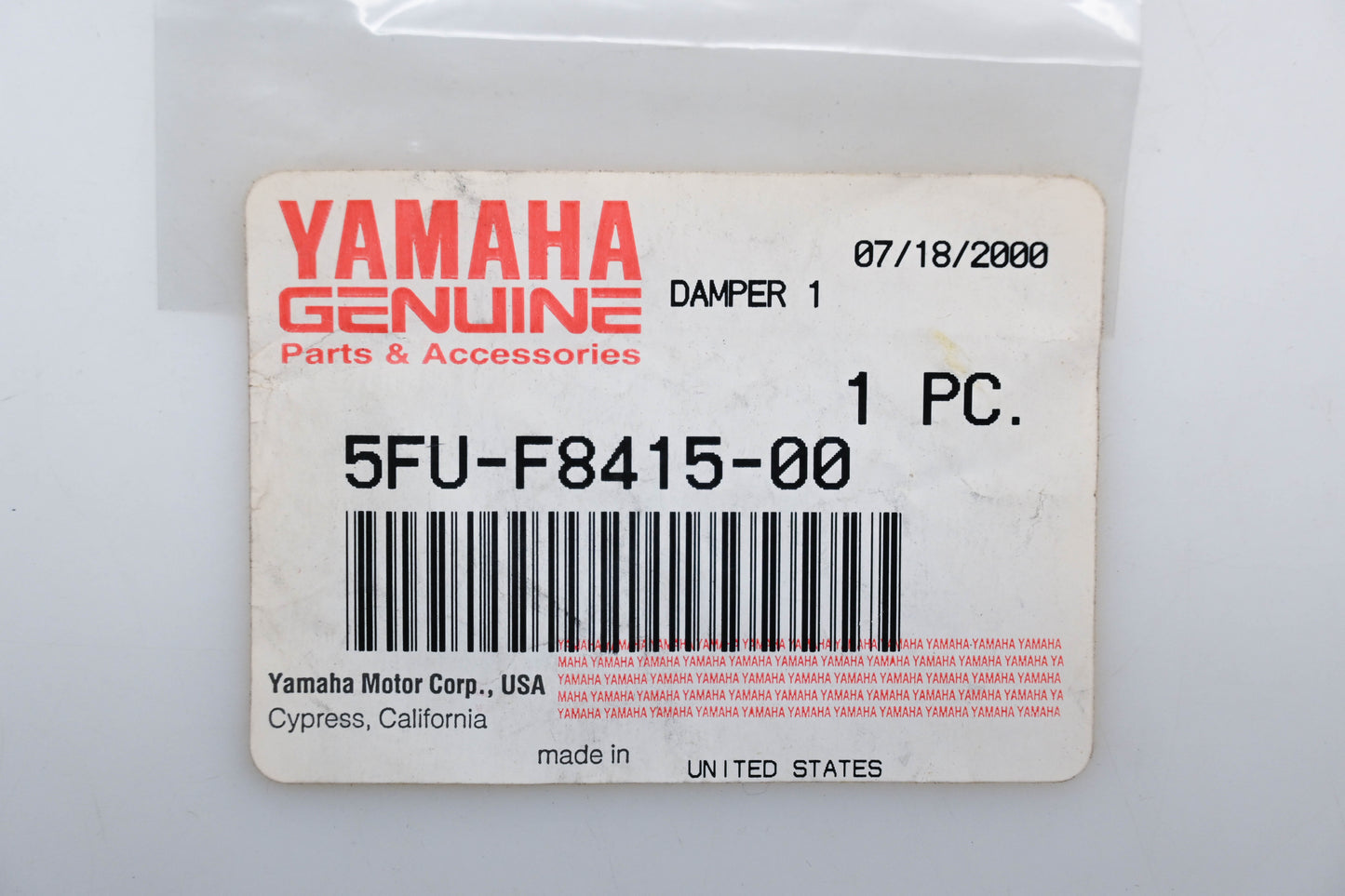 New OEM Yamaha 5FU-F8415-00-00 Plugs Qty 2 NOS