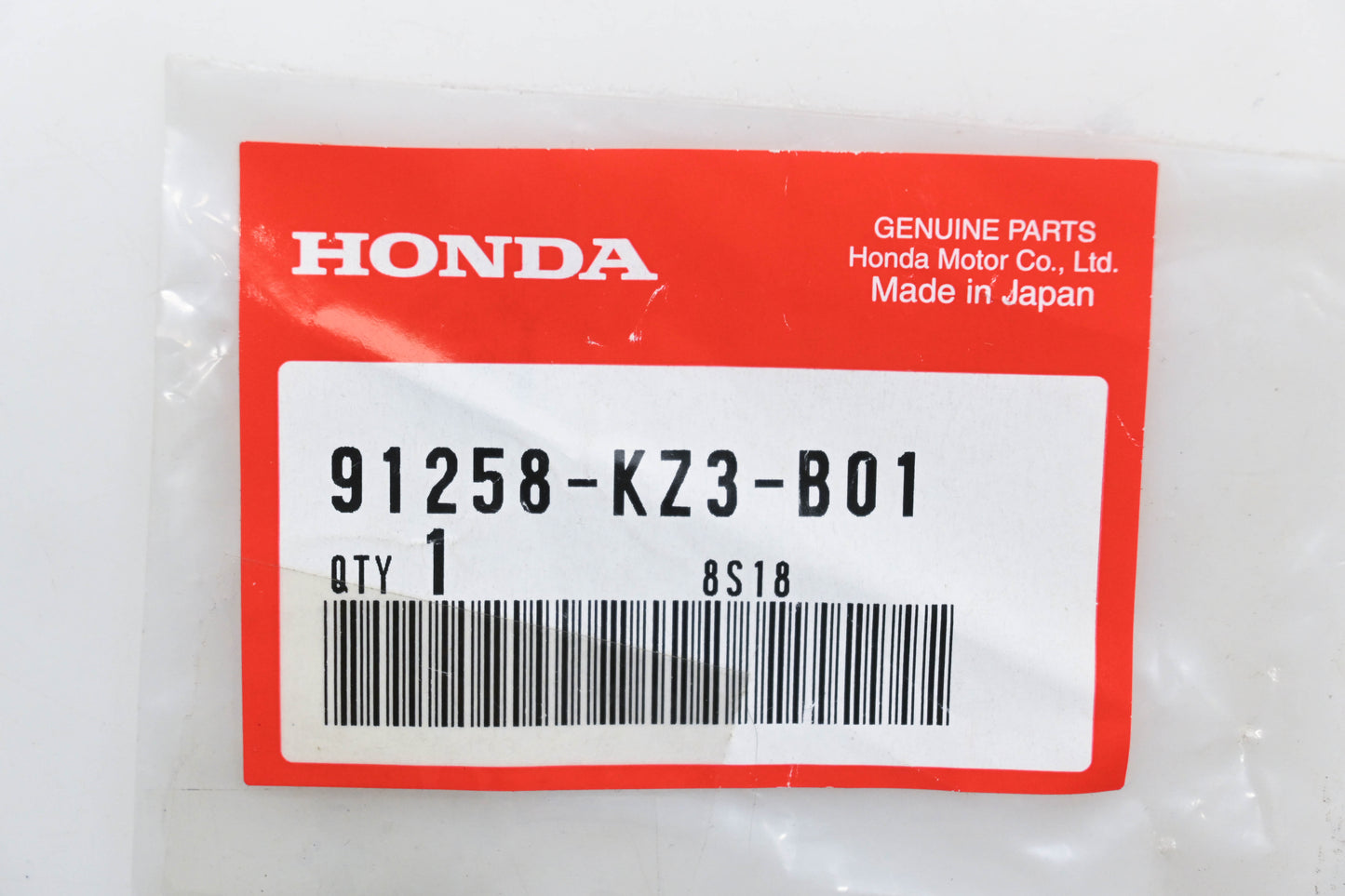 New OEM Honda 91258-KZ3-B01 O-Ring (18.8X1.9) Qty 1 NOS
