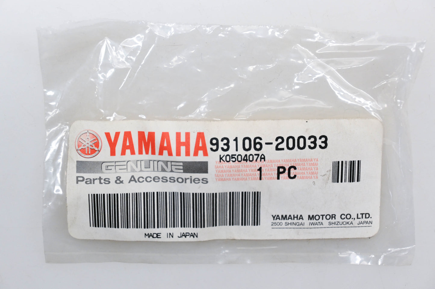 New OEM Yamaha 93106-20033-00 Oil Seal 3TU Qty 1 NOS