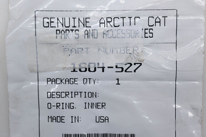 New OEM Arctic Cat 1604-527 Inner Separator Piston O-Ring Qty 1 NOS