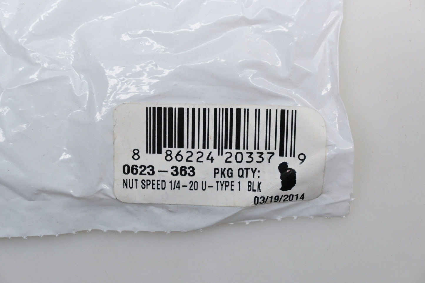 New OEM Arctic Cat 0623-363 Black Speed Nuts 1/4-20 U-TYPE 1 Qty 2 NOS