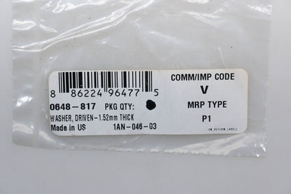 New OEM Arctic Cat 0648-817 Driven Washers 1.52mm Qty 2 NOS