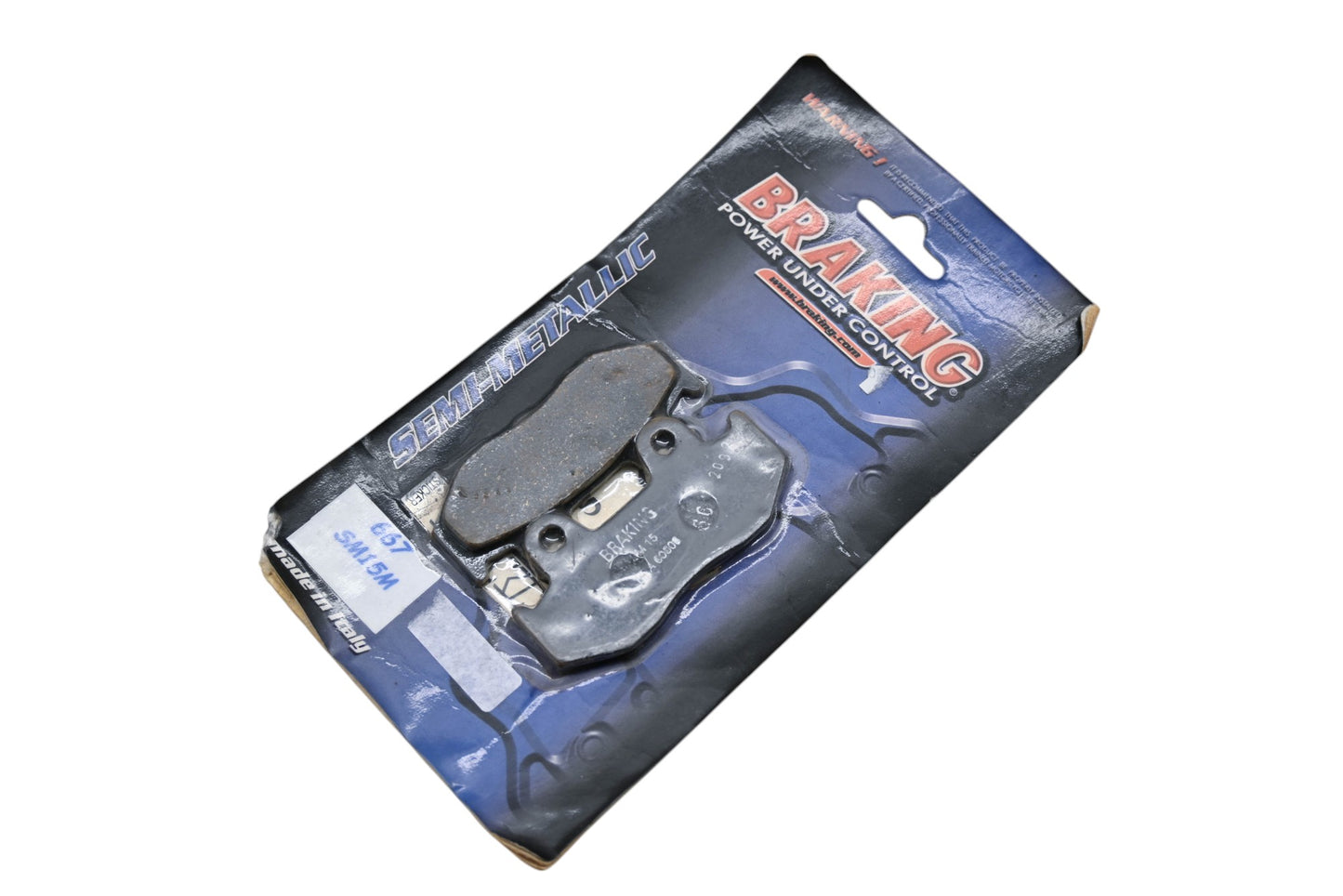 Braking 667SM15M, 6672092 Semi Metallic Break Pad Kit Qty 1 NOS