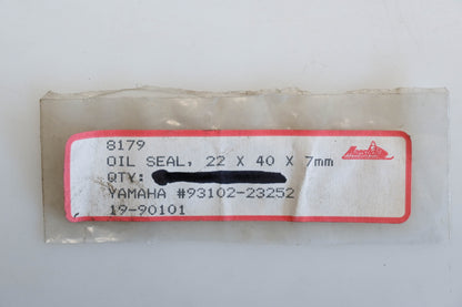 Marshall 8179, 93102-23252, 19-90101 22 x 40 x 7mm Yamaha Oil Seals Qty 3 NOS