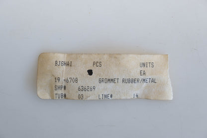 Rotary 19-6708, 6708 Rubber Metal Grommets Qty 2 NOS