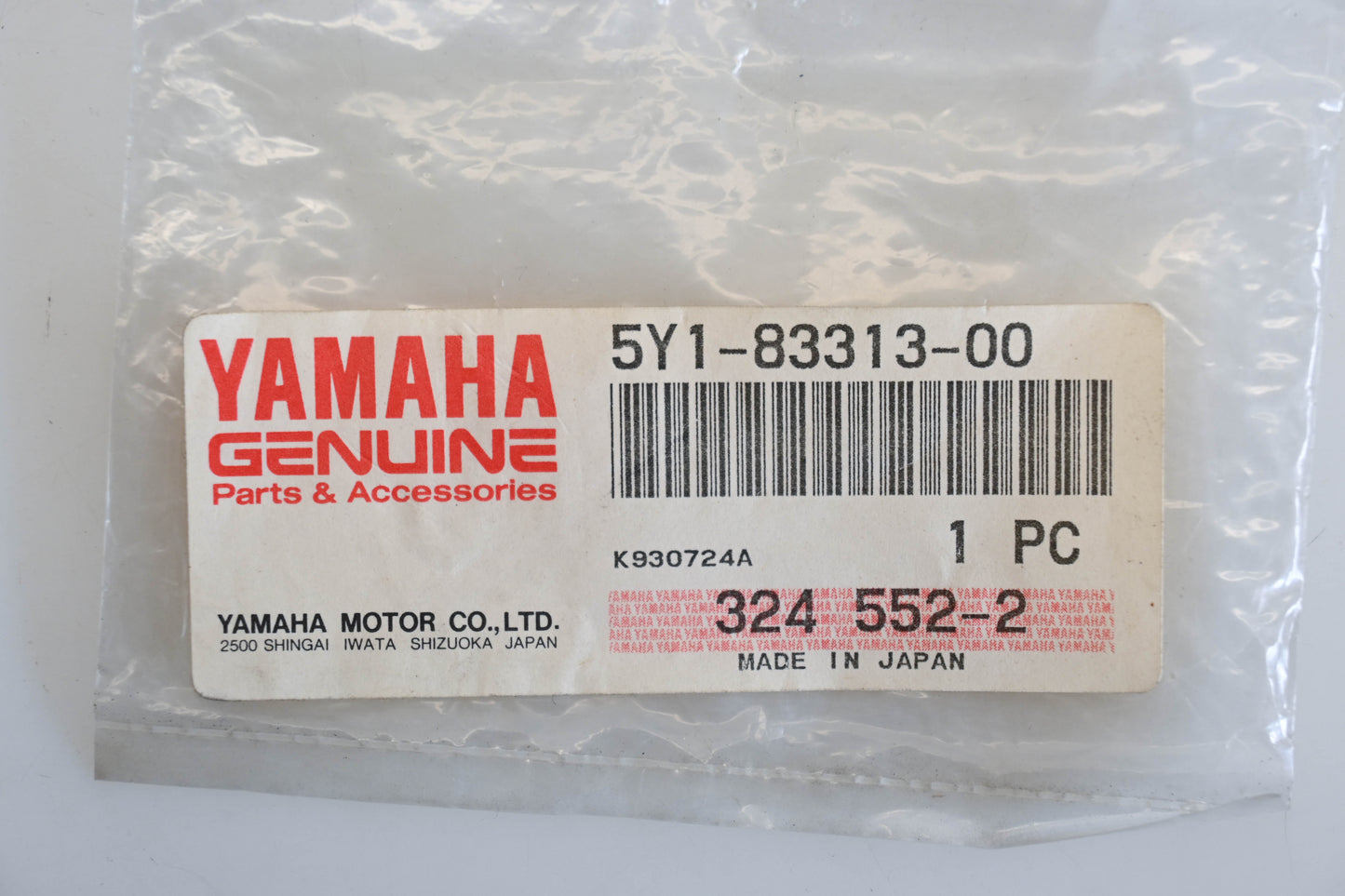 New OEM Yamaha 5Y1-83313-00-00 Flasher Lens Gasket Qty 1 NOS