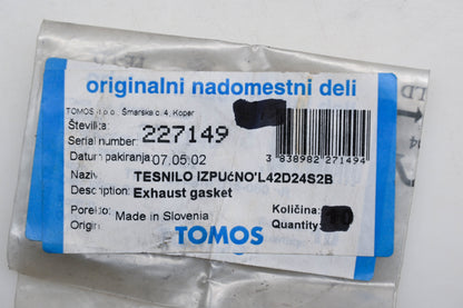 Tomos 227149 Exhaust Gaskets Qty 2 NOS