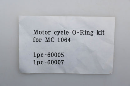 Aftermarket 60005, 60007 O-Ring Kit for MC 1064 Qty 1 NOS