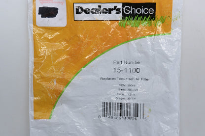 Dealer's Choice 15-1100, 35066 Tecumseh Air Filter Qty 1 NOS