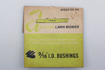 Aladdin 916, 1198 9/16" x 1" x 1/8" Blade Adapter Reducer Insert Bushings Qty 2 NOS