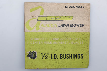 Aladdin 50, 1197 1/2" x 1" x 1/8" Blade Adapter Reducer Insert Bushings Qty 2 NOS