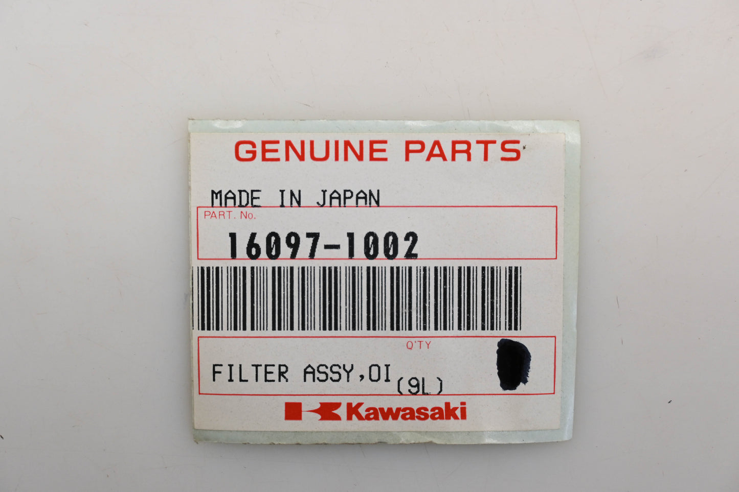 New OEM Kawasaki 16097-1002 Oil Filters Qty 3 NOS