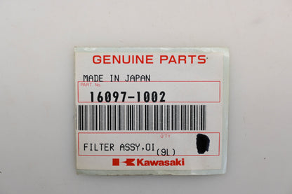 New OEM Kawasaki 16097-1002 Oil Filters Qty 3 NOS