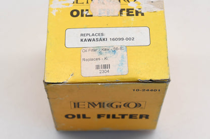 EMGO 56-8244, 16099-002, 10-24401 Oil Filter Kawasaki Qty 1 NOS