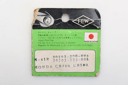 FEW 30203-300-005, 30203-323-005 Honda Cb 500 550 750 Right Contact Point Kit Right Qty 1 NOS