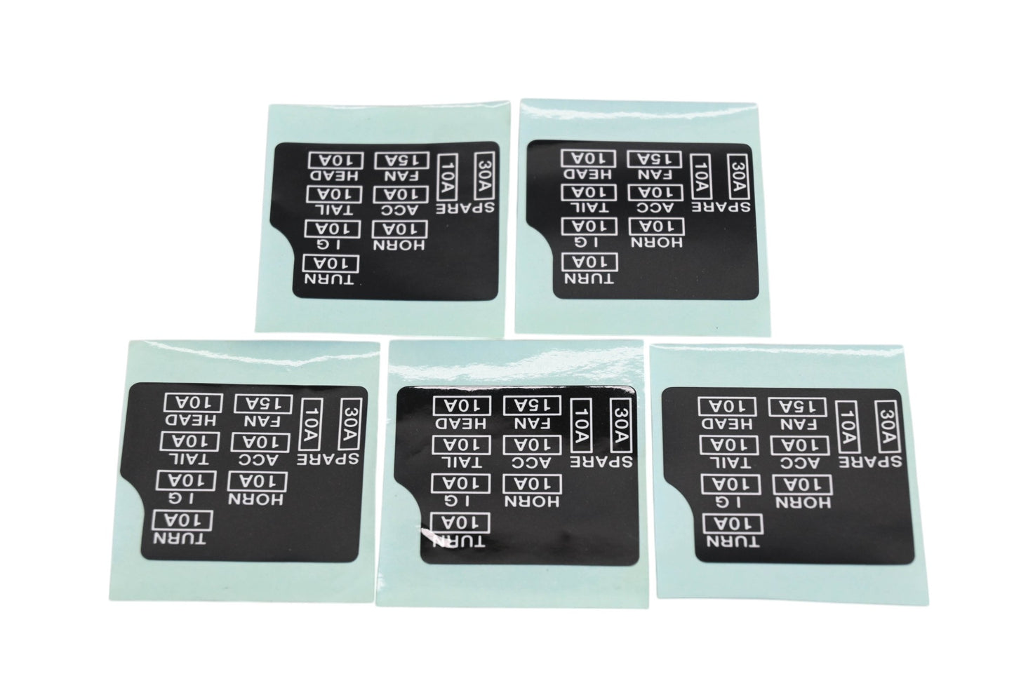 New OEM Kawasaki 56030-0051 Fuse Labels Qty 5 NOS