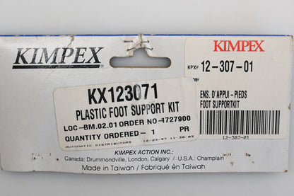 Kimpex 12-307-01 Plastic Foot Support Kit Qty 1 NOS