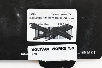 Scott 205154-223 Tearoff Volt Lens Qty 20 NOS