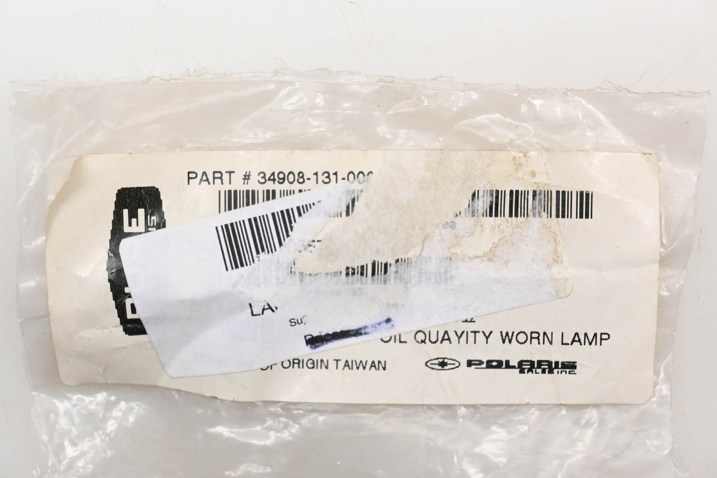 New OEM Polaris 34908-131-000, 0450557 Oil Warning Lamp Qty 1 NOS