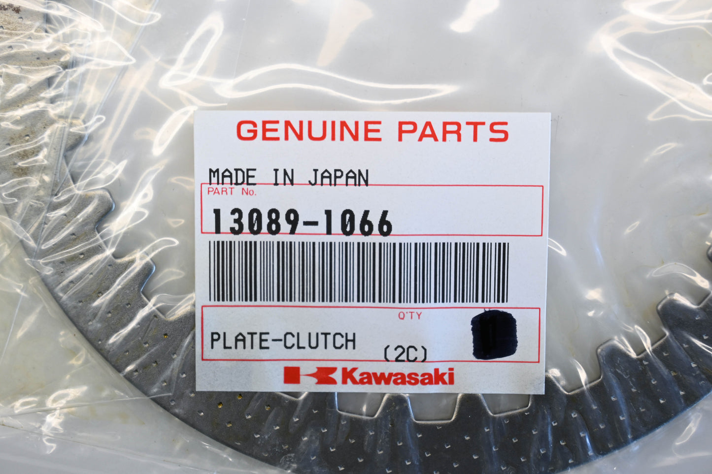 New OEM Kawasaki 13089-1066 Clutch Plates Qty 3 NOS
