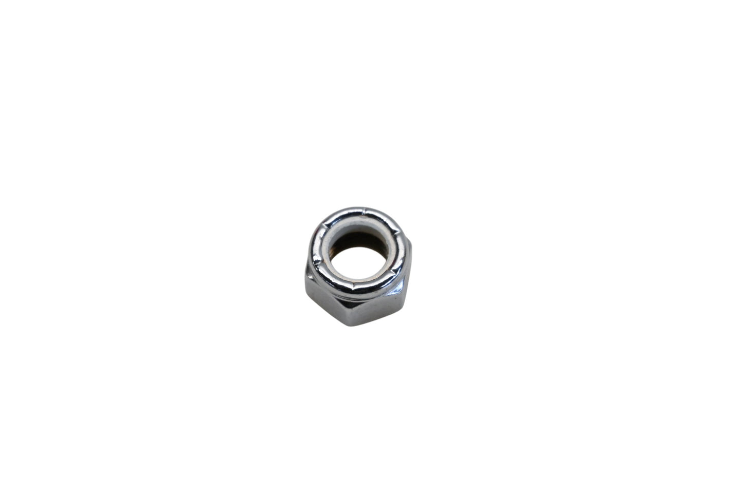 Custom Chrome 14630 7/16"- 20 Chrome Nylon Locking Nut NOS
