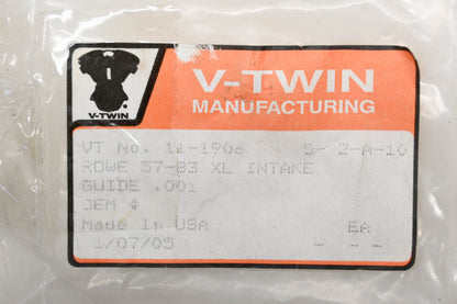 V-Twin 11-1906 Intake Valve Guide .001' Qty 1 NOS