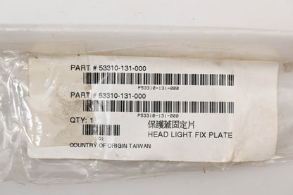 Alpha Sports 53310-131-000 Headlight Fix Plate Qty 1 NOS