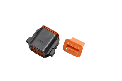Namz 2120-0060, DP-8B Socket Deutsch Plug Black Qty 1 NOS
