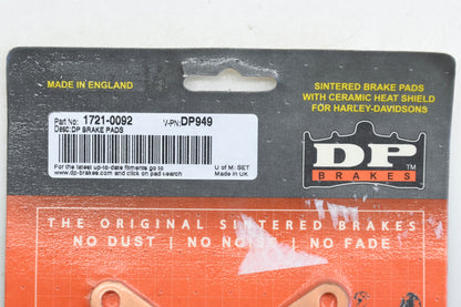 DP Brakes 1721-0092, DP949 Brake Pads Qty 2 NOS