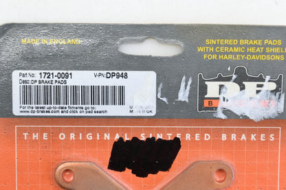 DP Brakes 1721-0091, DP948 Brake Pads Qty 2 NOS