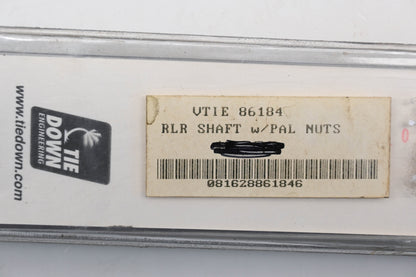 Tie Down 86184 Roller Shaft 1/2' x 6-1/4' with Pal Nuts Qty 1 NOS