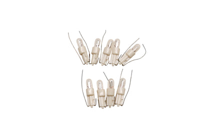 Custom Chrome 27-824, 27824 12v Push In CCI Mini Gauge Bulb Qty 9 NOS